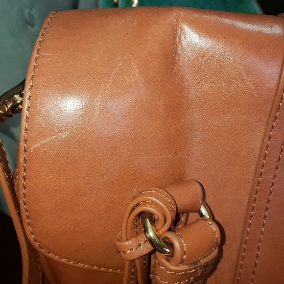 BADGLEY MISCHKA 'KEYRA' SATCHEL in Cognac - Picture 5 of 9